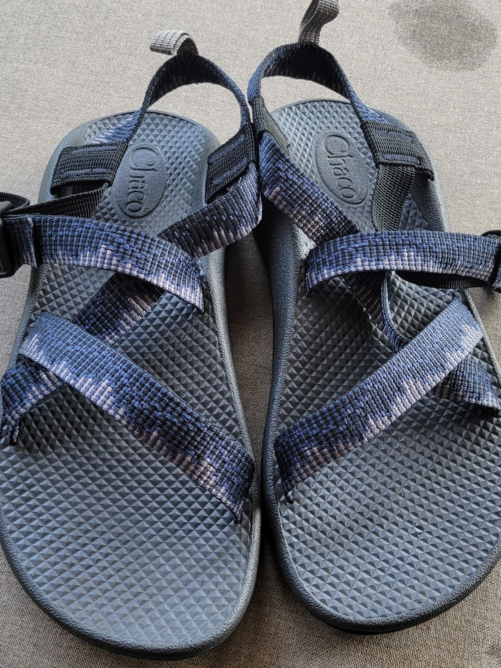 Chaco Classic Adjustable Strap Sandals - Navy/Black